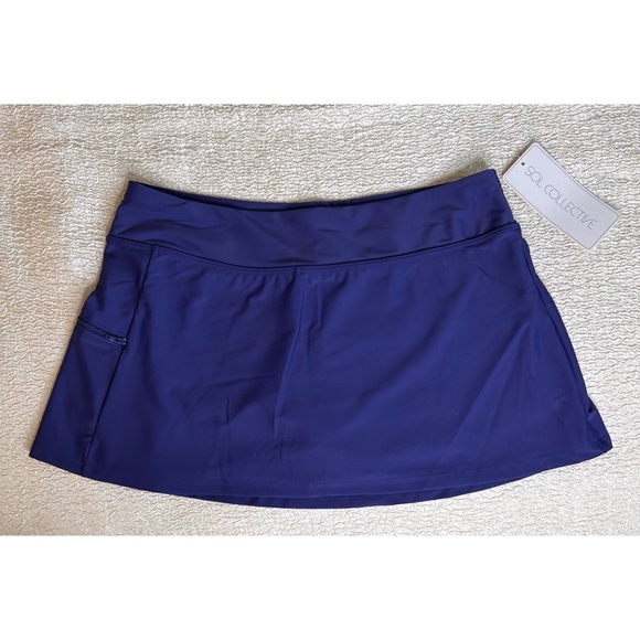 Sol Collective Other - Sol Collective Blue Swim Skirt / Skort Size 8